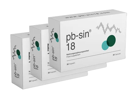 PbSin 18 capsules, three packs, 90-day supply